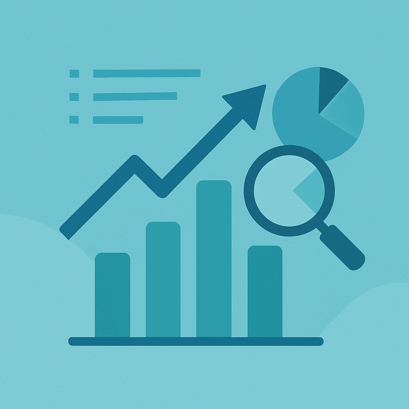 Abstract financial growth illustration